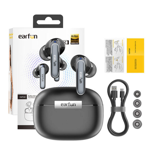 Słuchawki TWS EarFun Air2 (czarne) - obrazek 2