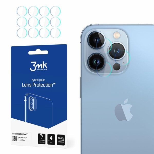 3MK Lens Protect iPhone 13 Pro Ochrona na obiektyw aparatu 4szt