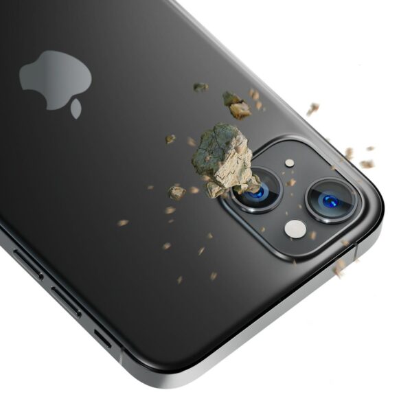 3MK Lens Protection Pro iPhone 14 6,1" grafitowy/graphite Ochrona na obiektyw aparatu z ramką montażową 1szt. - obrazek 3