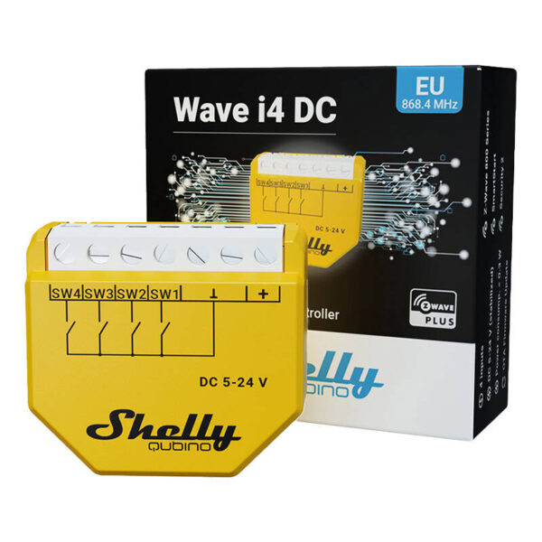 Sterownik Shelly Qubino Wave i4 DC - obrazek 3