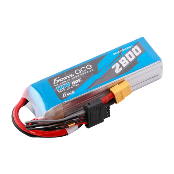 Gens ace G-Tech Soaring 2800mAh 11.1V 60C 3S1P LiPo XT60 - obrazek 2