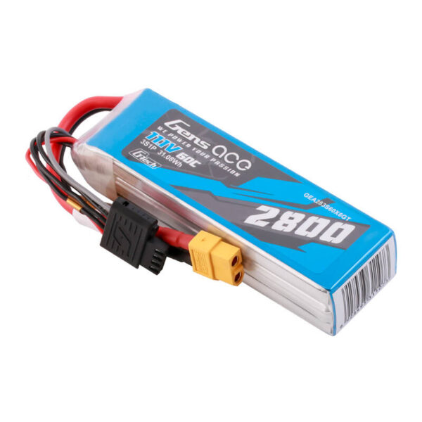 Gens ace G-Tech Soaring 2800mAh 11.1V 60C 3S1P LiPo XT60 - obrazek 3