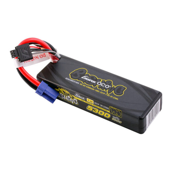 Gens ace G-Tech 5300mAh 7.4V 100C 2S1P Lipo z EC5 - obrazek 3