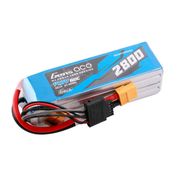 Gens ace G-Tech Soaring 2800mAh 14.8V 60C 4S1P LiPo  XT60 - obrazek 2