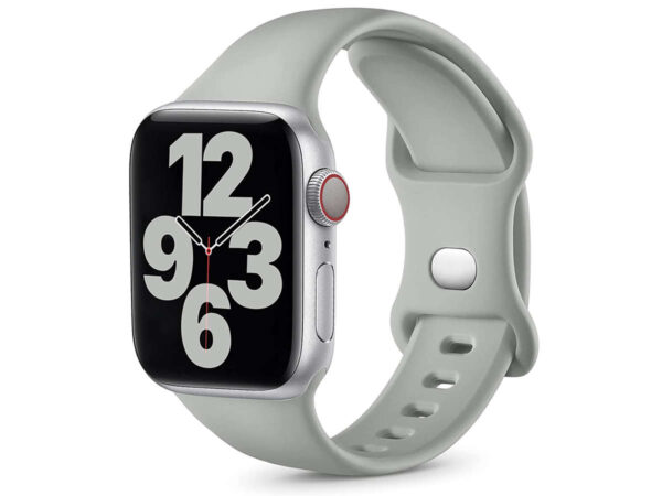 Sportowy pasek Alogy gumowy do Apple Watch 42/44/45/49mm Szary