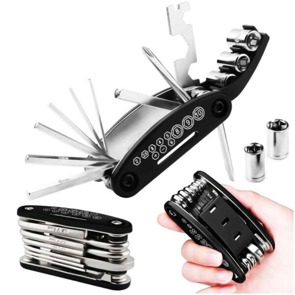 Narzędzia Multitool klucze do wymiany opon Alogy w hulajnodze/ rowerze Zestaw kluczy rowerowych 16w1 - obrazek 14