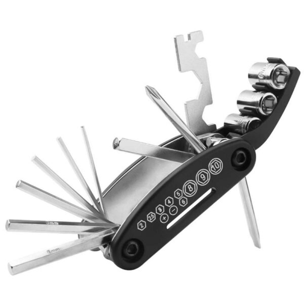 Narzędzia Multitool klucze do wymiany opon Alogy w hulajnodze/ rowerze Zestaw kluczy rowerowych 16w1 - obrazek 6