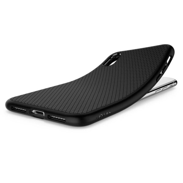 ETUI CASE SPIGEN LIQUID AIR DO IPHONE XR MATTE BLACK - obrazek 5