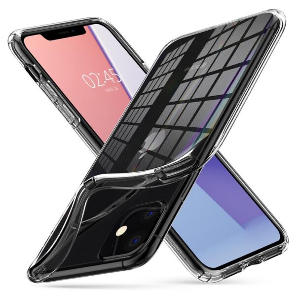 ETUI CASE SPIGEN LIQUID CRYSTAL DO IPHONE 11 CRYSTAL CLEAR - obrazek 6