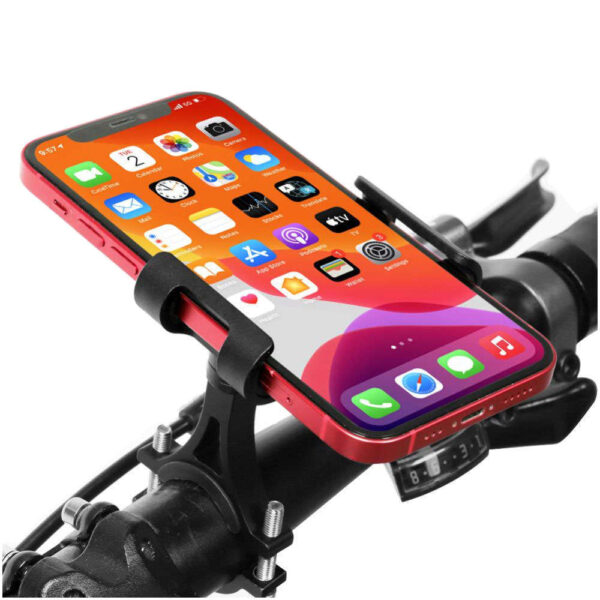 Uchwyt rowerowy Alogy Metal Bike Holder do telefonu na kierownicę na rower motor hulajnoga Czarny - obrazek 7