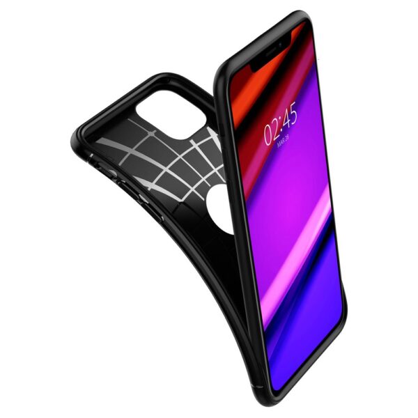 ETUI CASE SPIGEN RUGGED ARMOR DO IPHONE 11 MATTE BLACK - obrazek 6