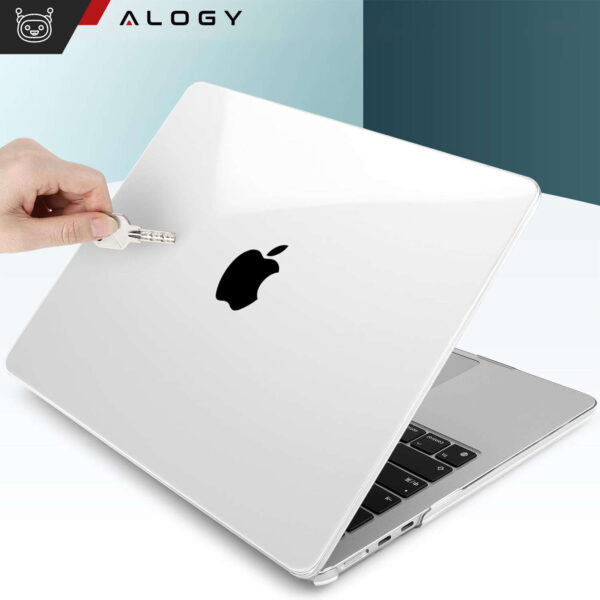 Etui do Macbook Air 15 M2 2023 A2941 Case obudowa pokrowiec Clear Alogy Hard Cover Przezroczyste - obrazek 13