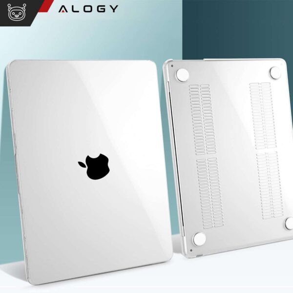 Etui do Macbook Air 15 M2 2023 A2941 Case obudowa pokrowiec Clear Alogy Hard Cover Przezroczyste - obrazek 14