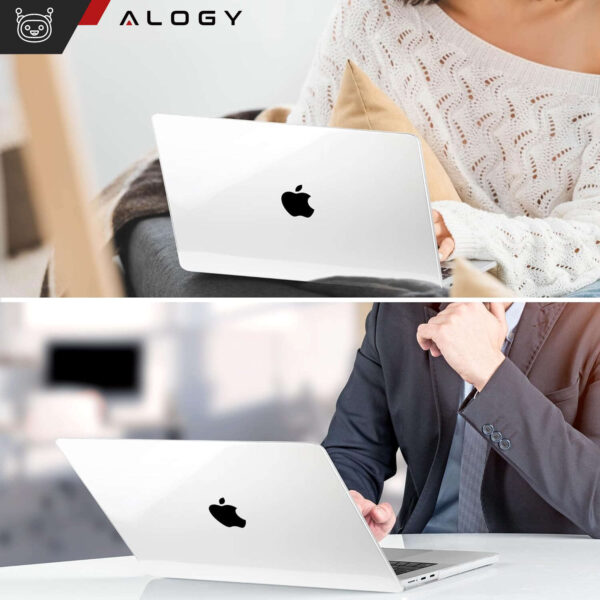 Etui do Macbook Air 15 M2 2023 A2941 Case obudowa pokrowiec Clear Alogy Hard Cover Przezroczyste - obrazek 11