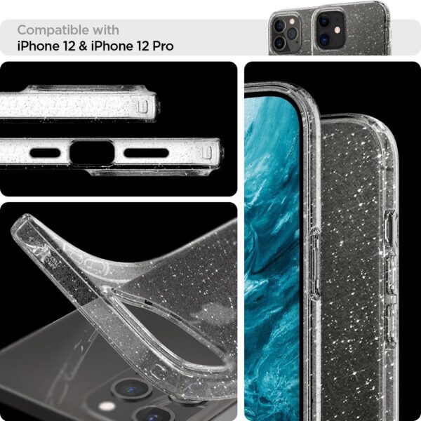 ETUI CASE SPIGEN LIQUID CRYSTAL DO IPHONE 12/12 PRO GLITTER CRYSTAL - obrazek 10