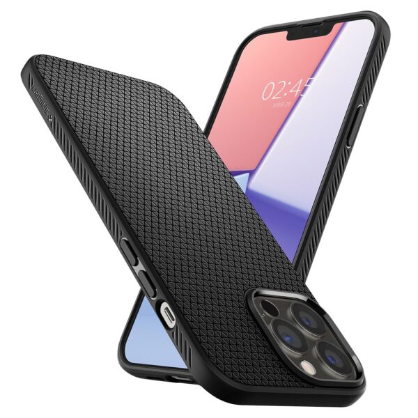 ETUI CASE SPIGEN LIQUID AIR DO IPHONE 13 PRO MATTE BLACK - obrazek 8