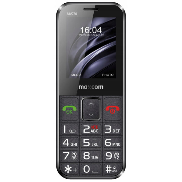 Telefon - MAXCOM MM 730 CZARNY - obrazek 2