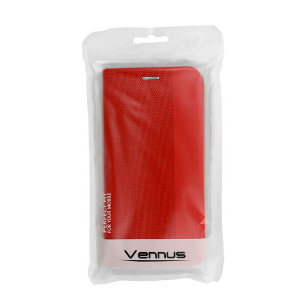 Vennus SENSITIVE Book do Iphone 13 czerwona - obrazek 8