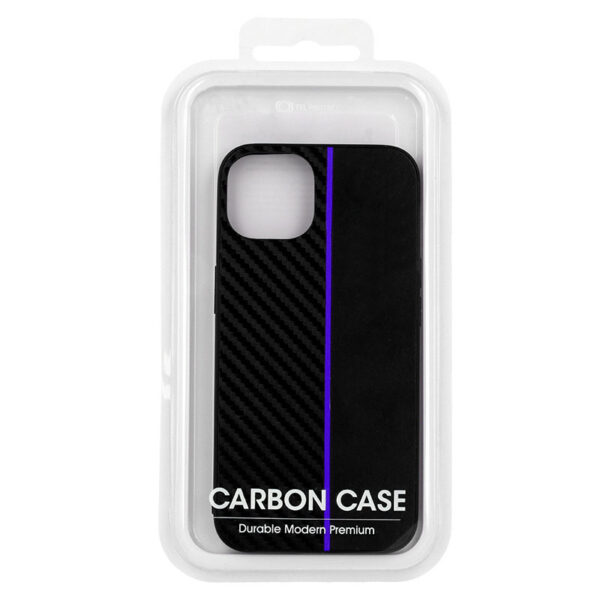 Tel Protect CARBON Case do Iphone 11 Pro Czarny z niebieskim paskiem - obrazek 8