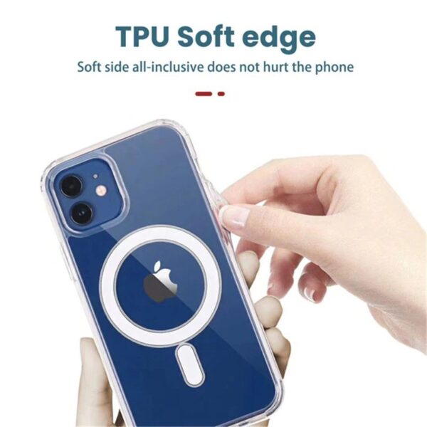 TEL PROTECT MagSilicone Case do Iphone 13 Przezroczysty - obrazek 5