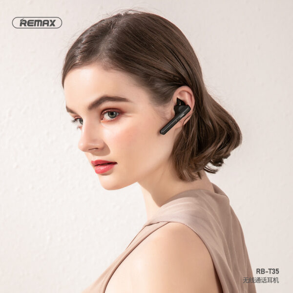 REMAX Słuchawka Bluetooth - RB-T35 (multi-point+EDR) Biała - obrazek 4