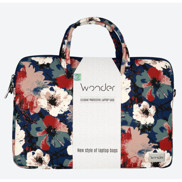 Wonder Briefcase Laptop 15-16 cali niebieskie kamelie - obrazek 5