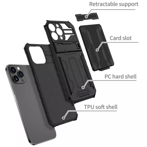 Tel Protect Combo Case do Iphone 12 Pro Max Czarny - obrazek 5