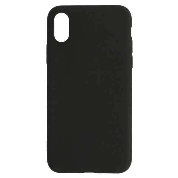 Back Case MATT do IPHONE X/XS (5,8") Czarny - obrazek 2