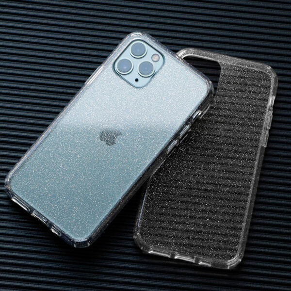 Crystal Glitter Case do Iphone 11 Srebrny - obrazek 11