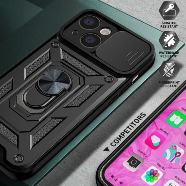 Slide Camera Armor Case do Iphone 11 Czarny - obrazek 4