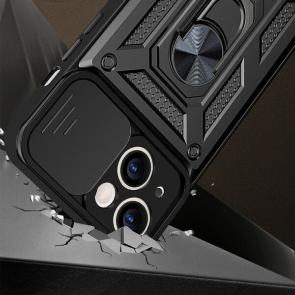 Slide Camera Armor Case do Iphone 11 Czarny - obrazek 8