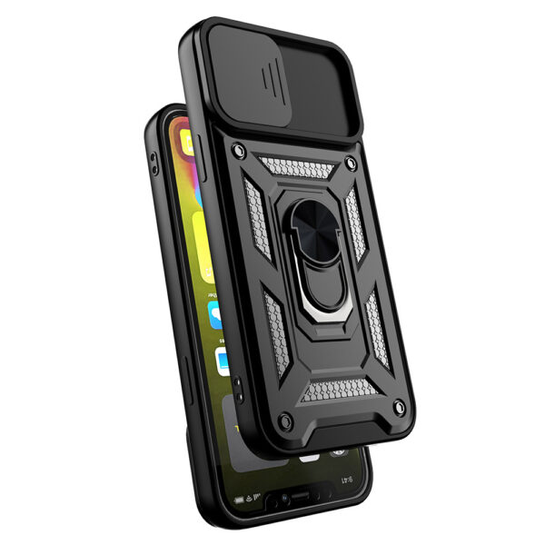 Slide Camera Armor Case do Iphone 14 Czarny - obrazek 4