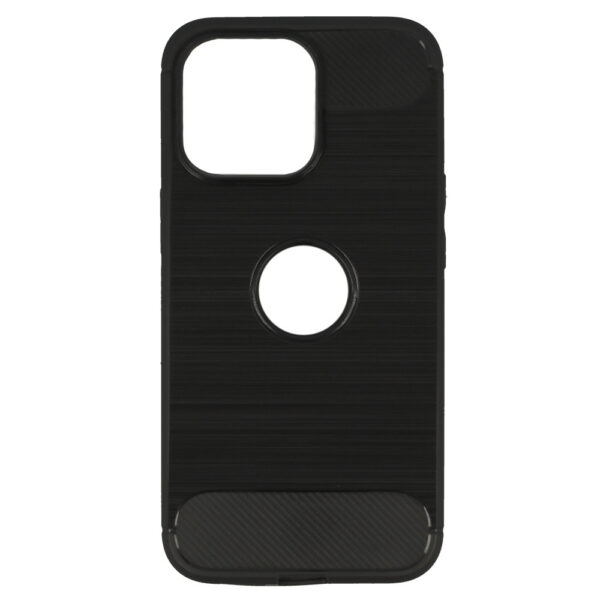 Back Case CARBON do IPHONE 13 PRO Czarny - obrazek 2