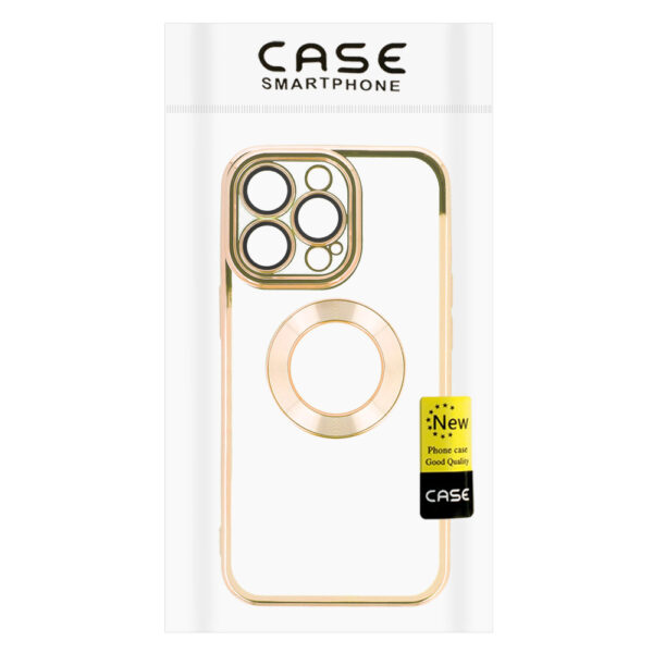 Beauty Clear Case do Iphone 12 Pro Max złoty - obrazek 5