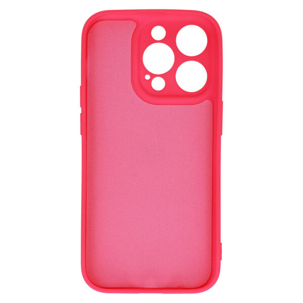 Vennus Silicone Heart Case do Iphone 14 Pro Max wzór 1 fuksja - obrazek 5