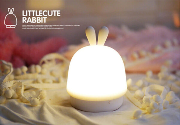 Lampka nocna W-008 Rabbit niebieski - obrazek 14