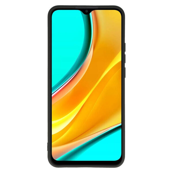 Vennus Silicone Heart Case do Xiaomi Redmi 9 wzór 1 czarny - obrazek 3