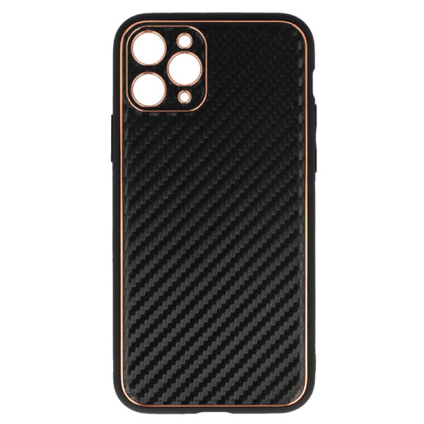 TEL PROTECT Leather Carbon Case do Iphone 11 Pro Czarny - obrazek 4