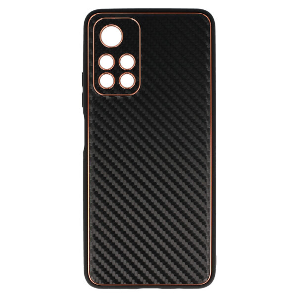 TEL PROTECT Leather Carbon Case do Xiaomi Redmi Note 11 5G/Note 11S 5G/Poco M4 Pro 5G Czarny - obrazek 4