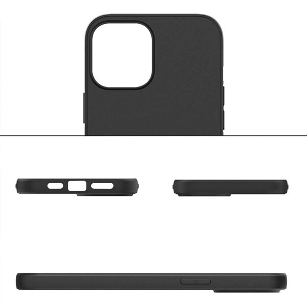 Back Case MATT do MOTOROLA E22/E22I Czarny - obrazek 4