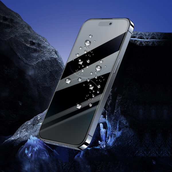 Borofone Hartowane szkło BF7 Diamond Armor Full Screen Anti-spy do Iphone 14 Pro - 10 sztuk - obrazek 7