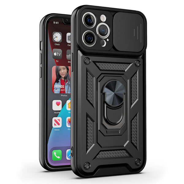 Slide Camera Armor Case do Iphone 14 Pro Czarny - obrazek 4