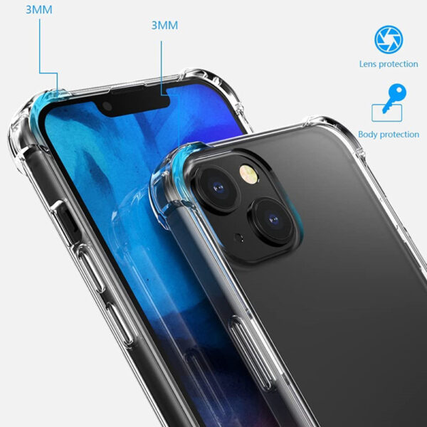 Back Case ANTI SHOCK 0,5mm do XIAOMI REDMI 8A PRZEZROCZYSTY - obrazek 4