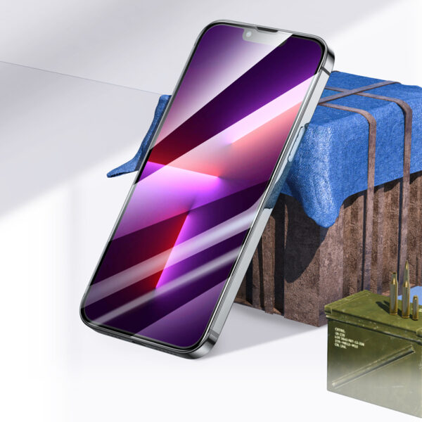 Borofone Hartowane szkło BF8 Diamond Armor Full Screen 5D Large Arc do Iphone 15 Plus - 10 sztuk - obrazek 7