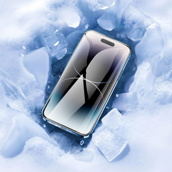 Borofone Hartowane szkło BF6 Diamond Armor Full Screen HD do Iphone 15 Pro - 10 sztuk - obrazek 7