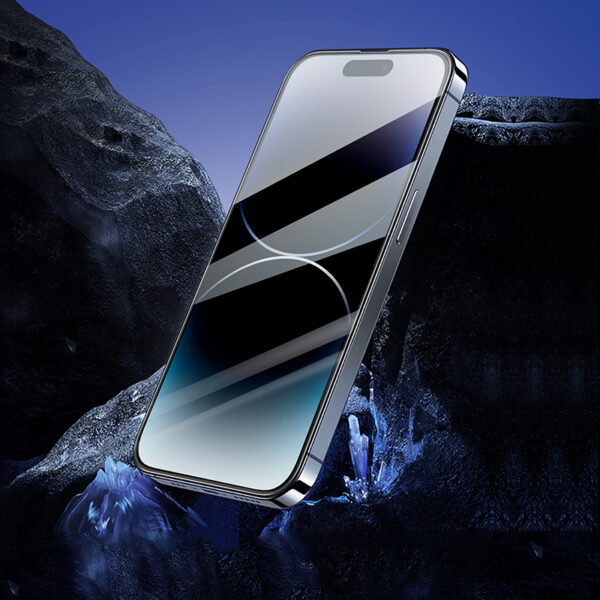 Borofone Hartowane szkło BF6 Diamond Armor Full Screen HD do Iphone 15 Pro - 10 sztuk - obrazek 8