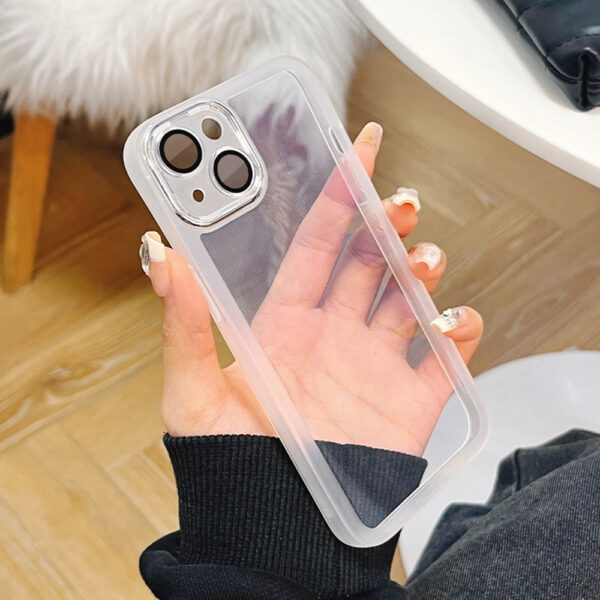 Protective Lens Case do Iphone 11 biały clear - obrazek 7