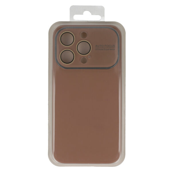 Soft Silicone Lens Case do Iphone 11 brązowy - obrazek 6