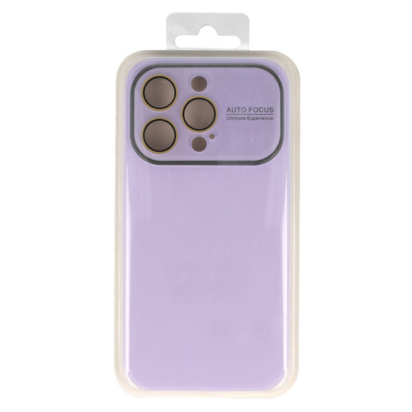 Soft Silicone Lens Case do Iphone 11 jasnofioletowy - obrazek 6