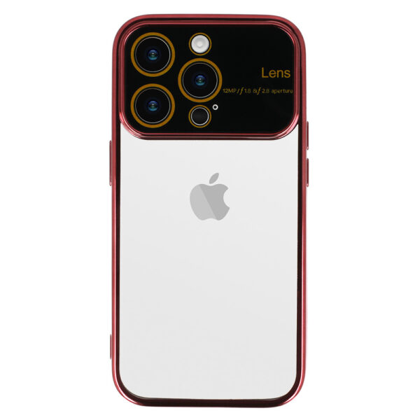 Electro Lens Case do Iphone 7/8/SE 2020/SE 2022 Wiśniowy - obrazek 2